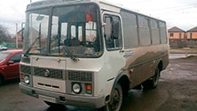 Установка  на Автобус ПАЗ 3206-110, 2013 г.в.